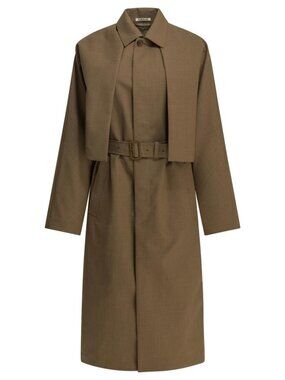 Auralee Wool Trench Coat Tag Size 2 Women